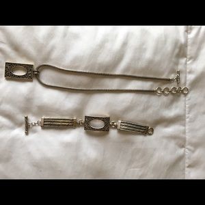 Lois Hill necklace and bracelet